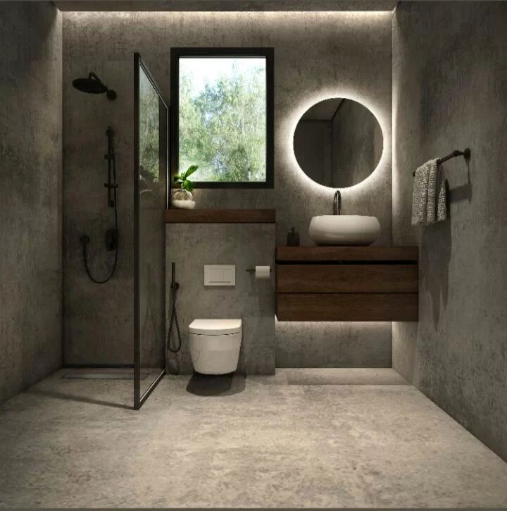 میکروسمنت در حمام و سرویس بهداشتی؛ ضدآب، بدون درز، لوکس