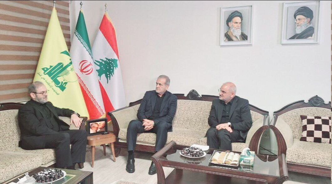 حضور رئیس جمهور دفتر حزب‌الله در تهران