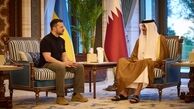 دیدار رئیس جمهور اوکراین و امیر قطر