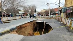 فرونشست اصفهان را می‌بلعد