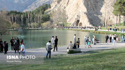 به طاق بستان آسیبی وارد نشده است