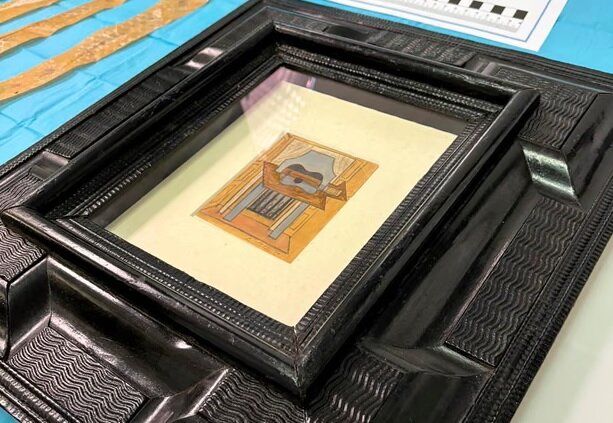 تابلو «پیکاسو» از ماشین جا ماند!