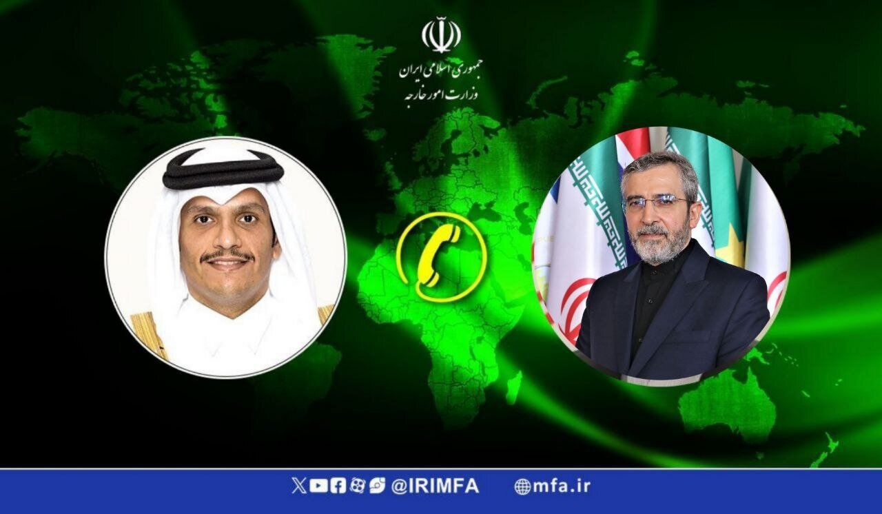 علی باقری در گفت‌وگو با وزیر امور خارجه قطر: جنایت صهیونیست‌ها بدون هزینه نخواهد بود