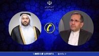 گفتگوی تلفنی معاون وزارت امور خارجه ایران با وزیر مشاور در وزارت خارجه قطر