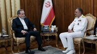 دیدار جانشین فرمانده نیروی دریایی ارتش با وزیر خارجه