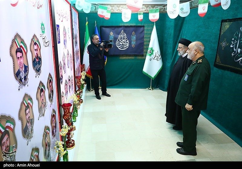 عکس | بازدید رئیس جمهور از قرارگاه سازندگی خاتم الانبیا(ص)