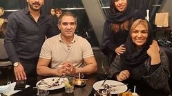 عکس | عابدزاده با بازیگران ایرانی بازدید کرد