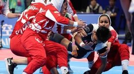دختران کبدی ایران به دومین پیروزی خود رسیدند