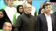 عکس | قاب یادگاری قهرمانان المپیکی با رییس‌جمهور و وزیر ورزش و جوانان