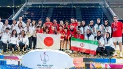 تیم پدل زنان ایران در آسیا نایب قهرمان شد