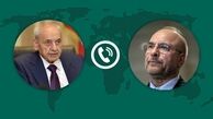 بررسی آخرین تحولات منطقه در رایزنی تلفنی قالیباف و نبیه بری