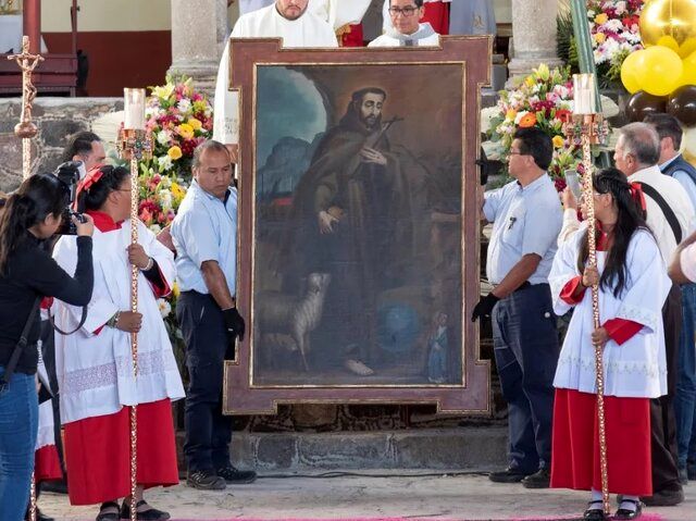 بازگشت نقاشی مسروقه به کلیسا