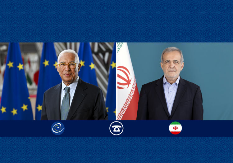 گفت‌وگوی رئیس جمهور با رئیس شورای اروپا 