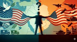 اختلافات در آمربکا  بر سر جنگ خاورمیانه 