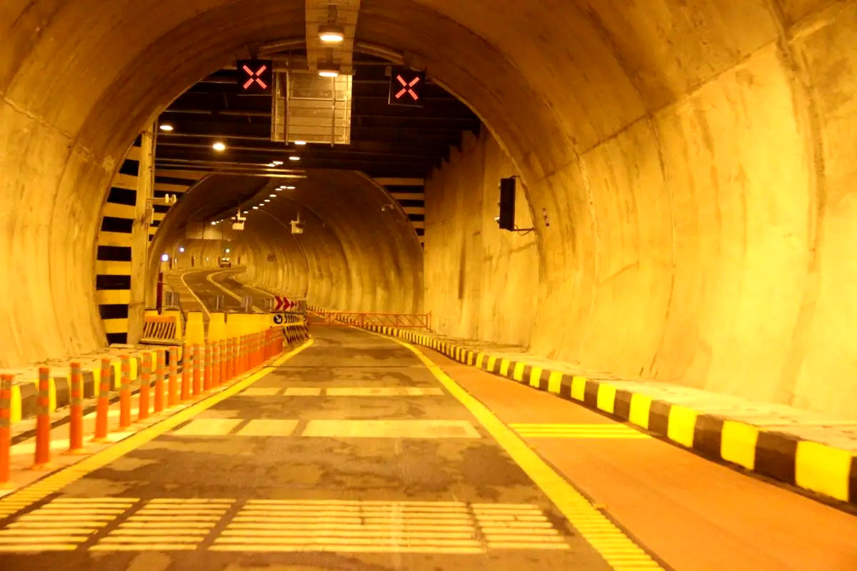 باند شمالی تونل شهدای غزه امشب مسدود است