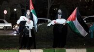 تجمع اعتراضی دانشجویان مشهد در مقابل کنسولگری ترکیه