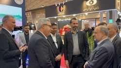 بازدید معاون معدنی وزیر صمت از غرفه چادرملو در متافو تبریز