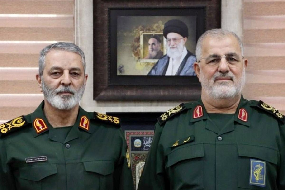 دیدار رئیس ستادکل نیروهای مسلح با فرمانده کل سپاه