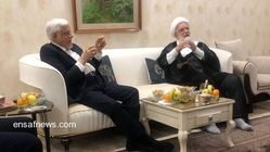 انتشار تصویری از دیدار معاون اول رئیس جمهور با مهدی کروبی