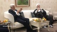انتشار تصویری از دیدار معاون اول رئیس جمهور با مهدی کروبی