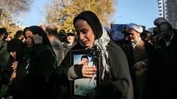 عکس | مراسم تشییع پیکر شهید مدافع امنیت احسان بابایی در قزوین